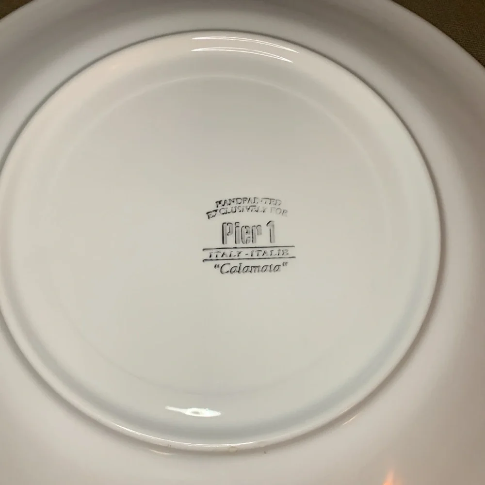 Pier 1 Calamata 10.5” dinner plate